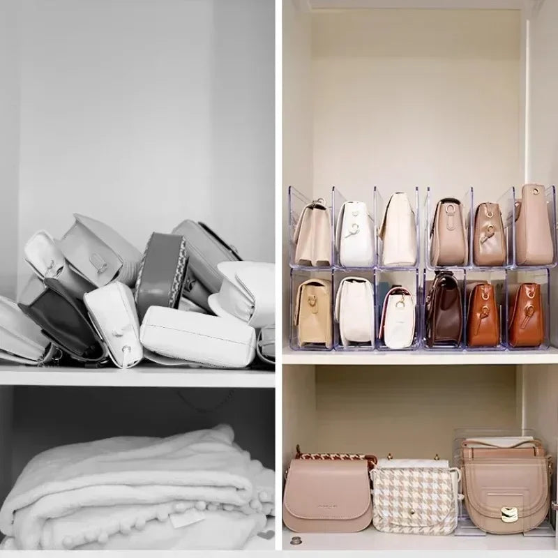 Acrylic Handbag Storage Rack