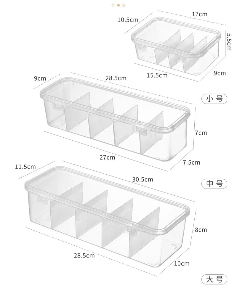Transparent Data Cable Organizer Case