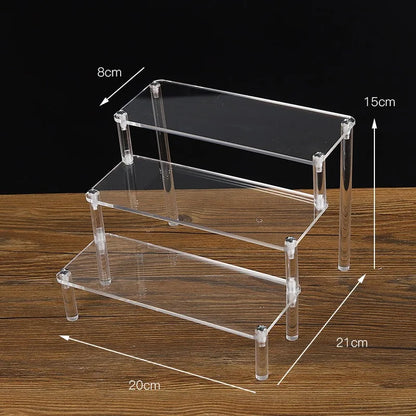 Tier Clear Acrylic Display Riser