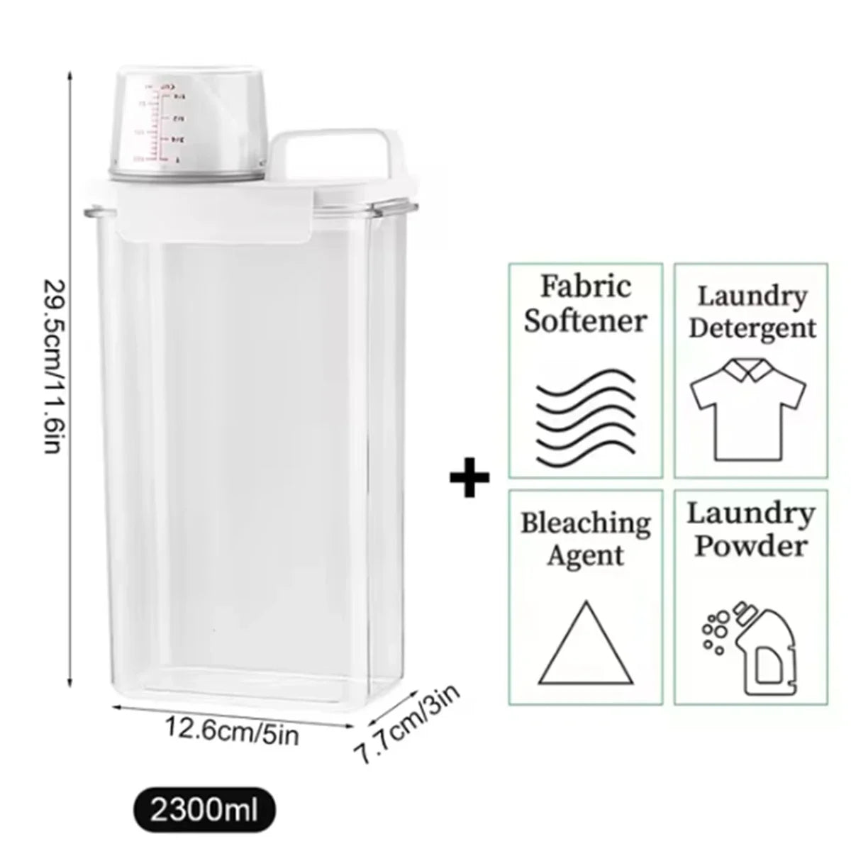 Laundry Detergent Powder Storage Box