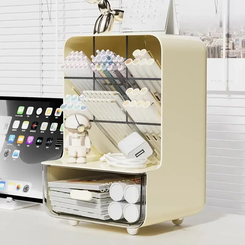 Slanted Pen & Stationery Holder