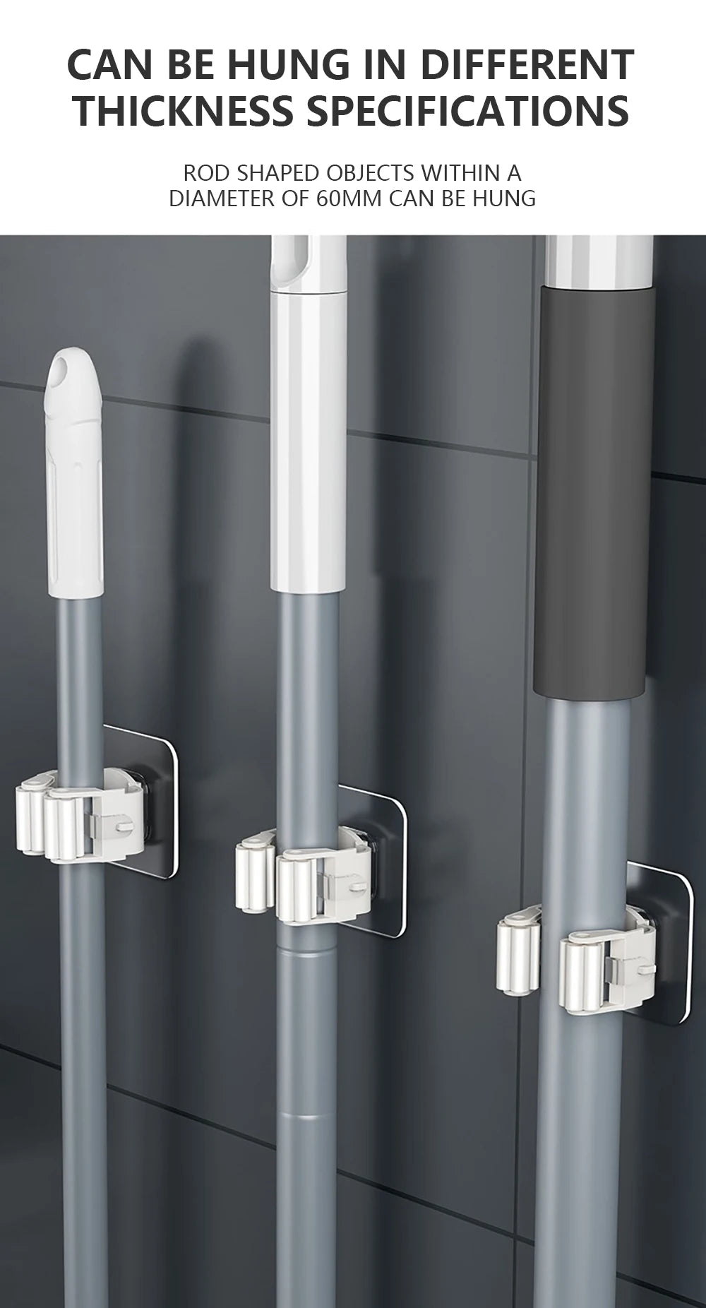 Multi-Purpose Adhesive Wall Hooks