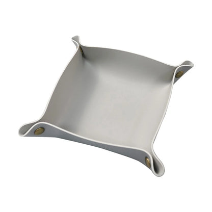 Leather Foldable Tray Storage Box