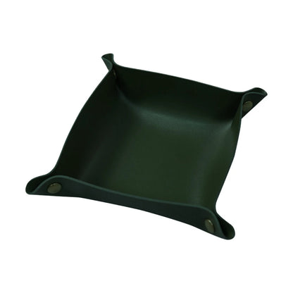 Leather Foldable Tray Storage Box