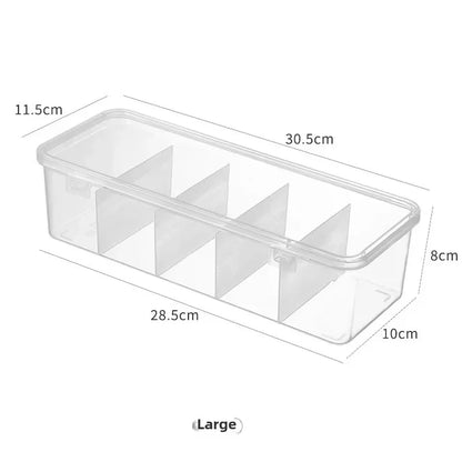 Transparent Data Cable Organizer Case