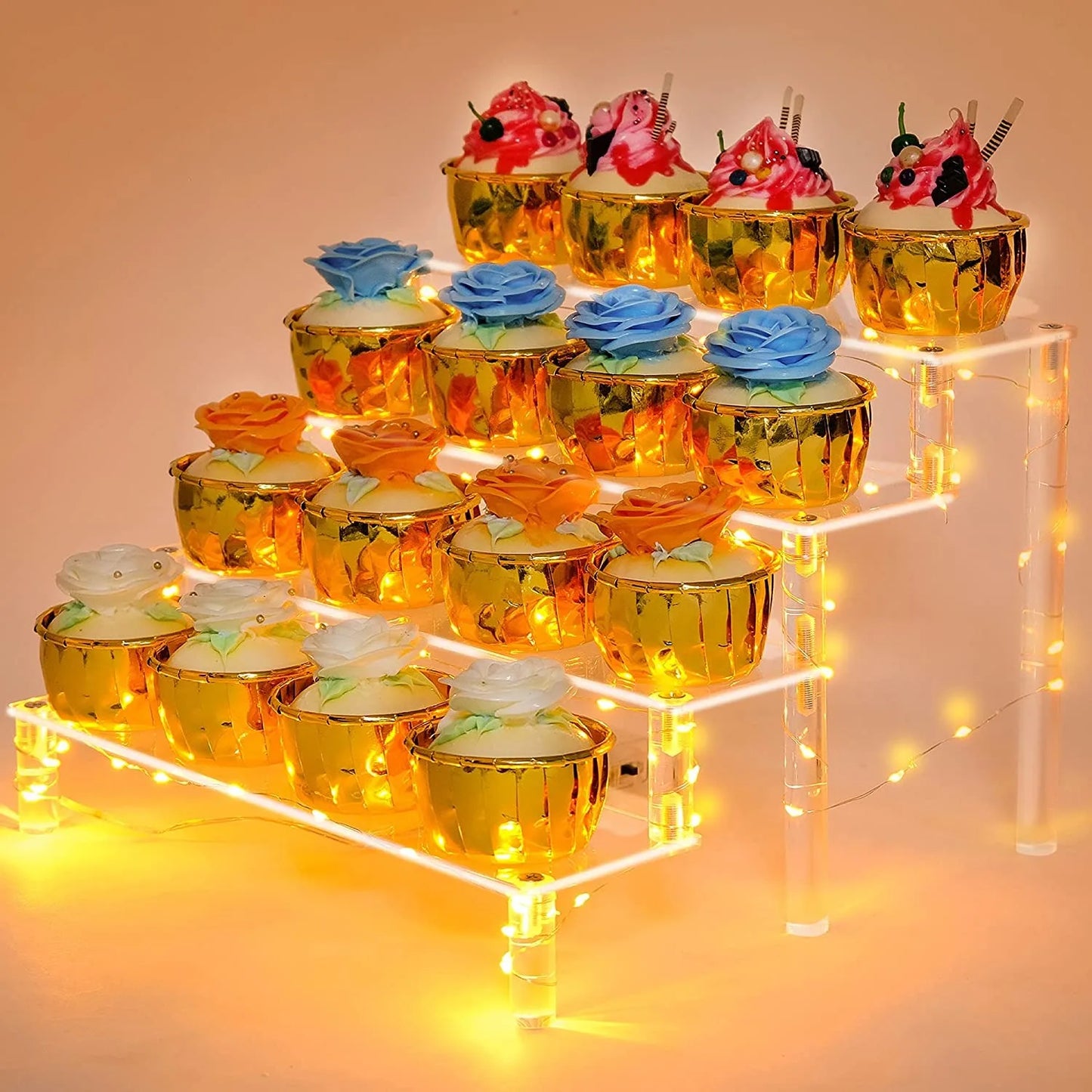 Tier Clear Acrylic Display Riser