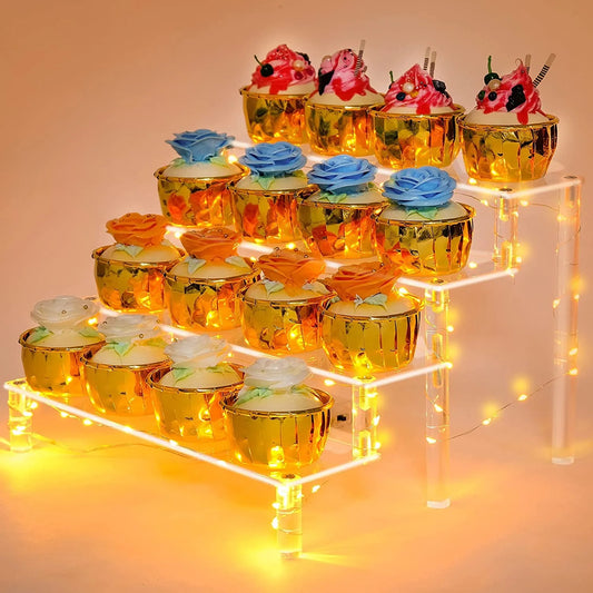Tier Clear Acrylic Display Riser