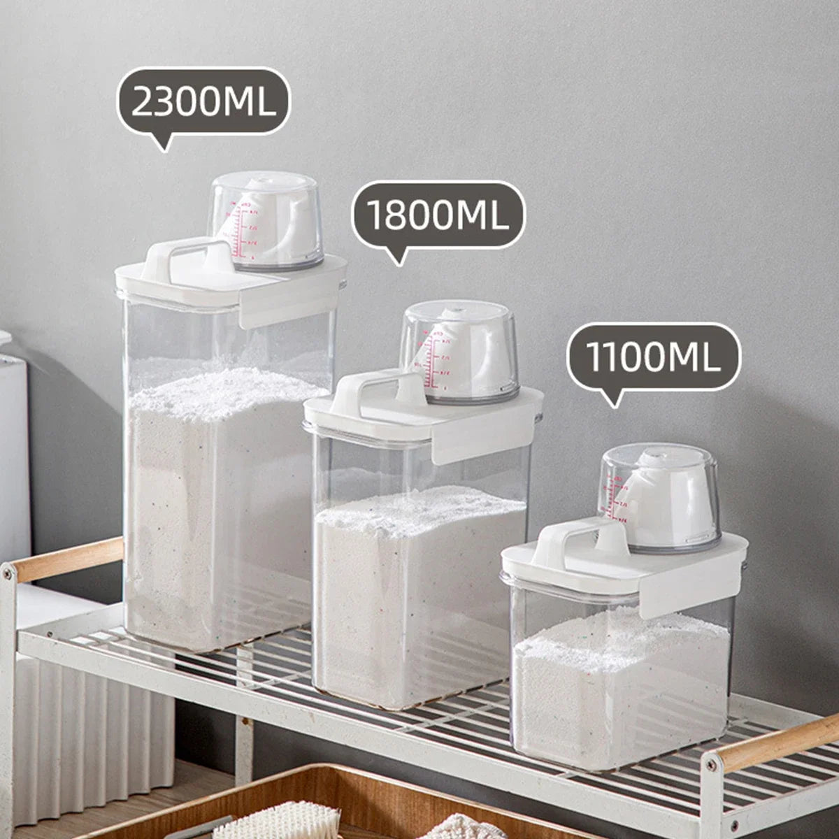 Laundry Detergent Powder Storage Box