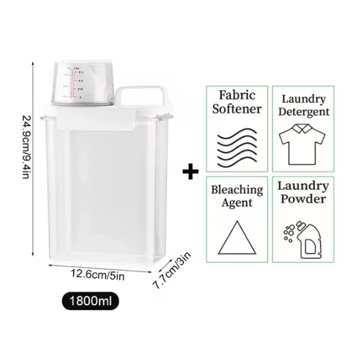 Laundry Detergent Powder Storage Box