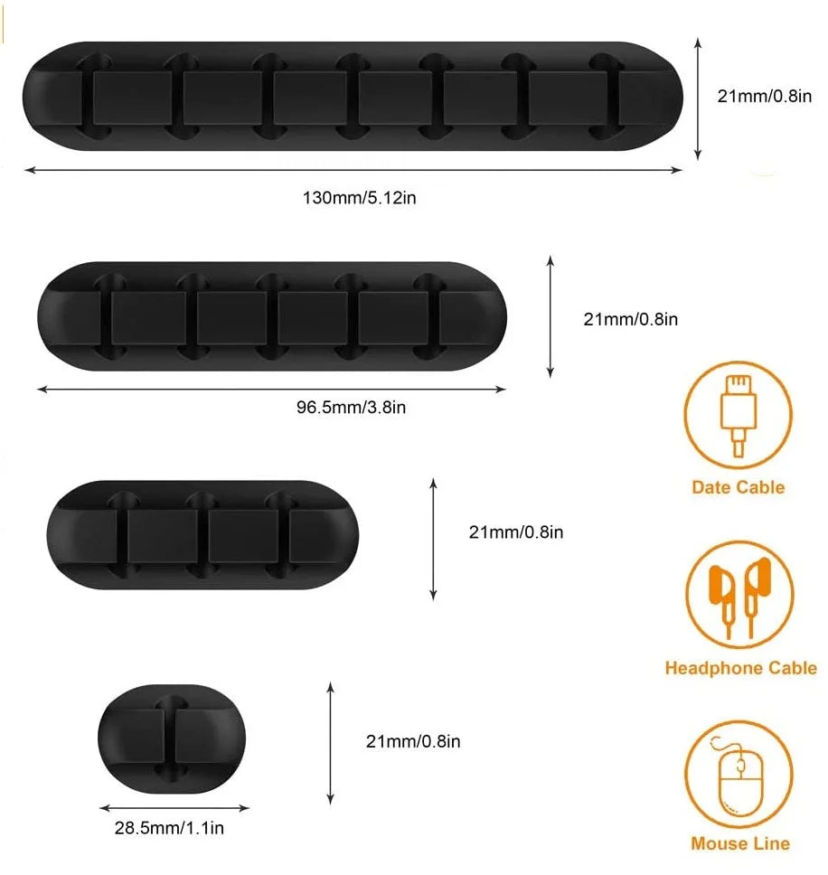 Silicone Cable Organizer