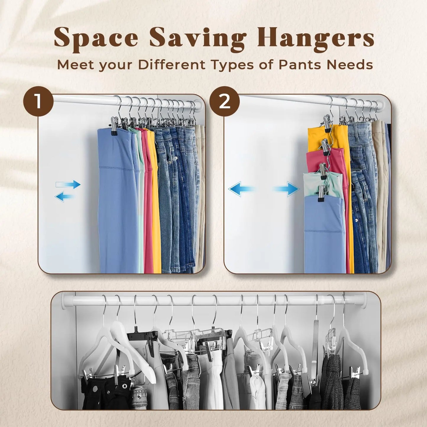 Stainless Steel Clothespins with Hooks